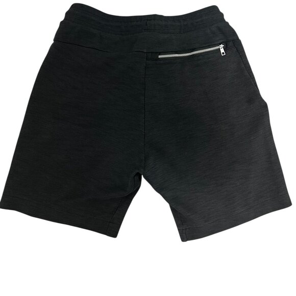 Niker Athletic Shorts Size Medium Black Drawstring Pockets Logo Thick - Picture 7 of 7